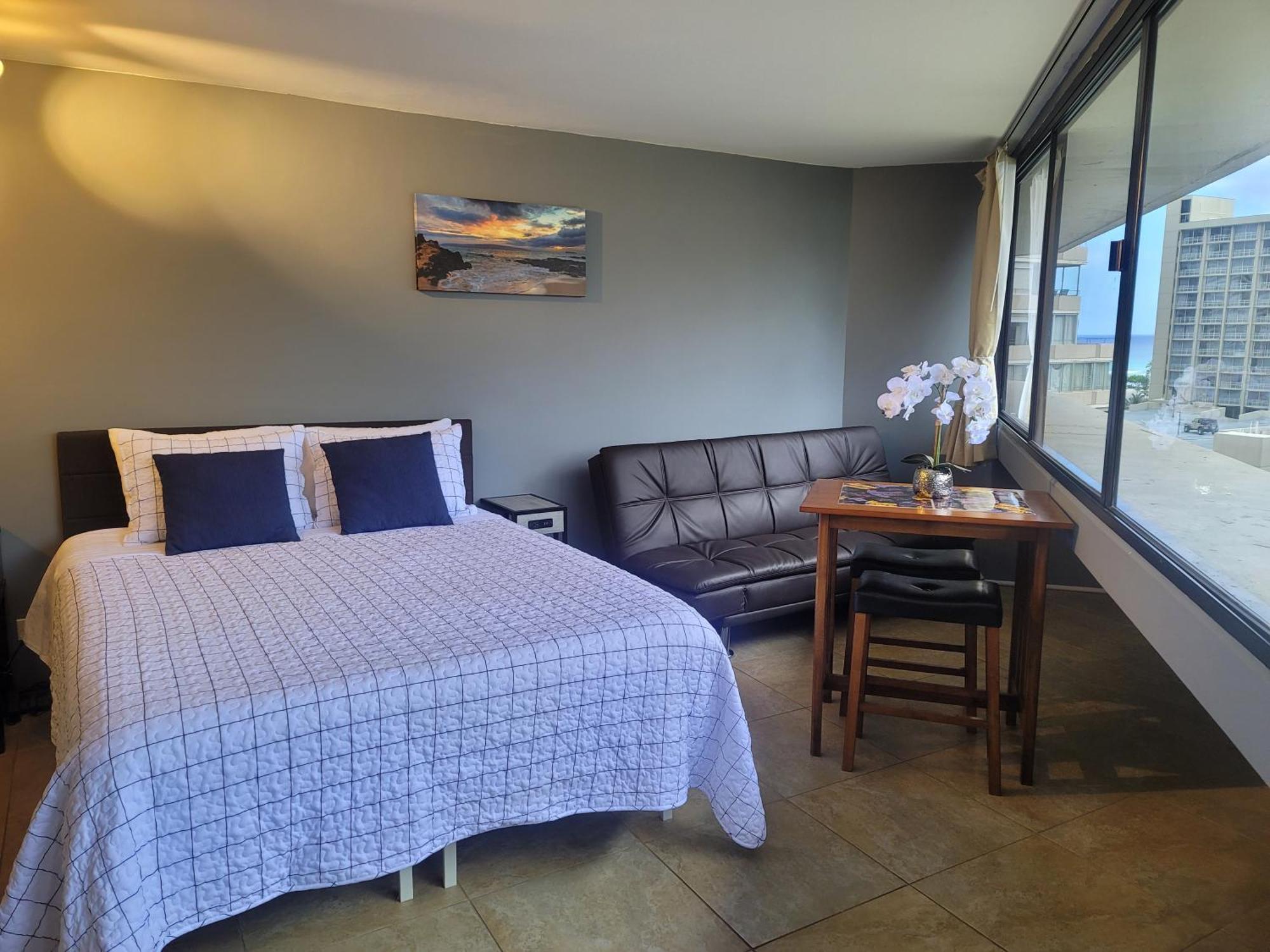 Waikiki Studio Steps To Beach-Mall Free Parking-Wifi Honolulu Pokoj fotografie